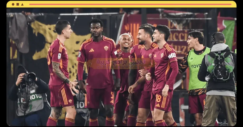 في هذه الصورة يتم الاحتفال باللاعبين