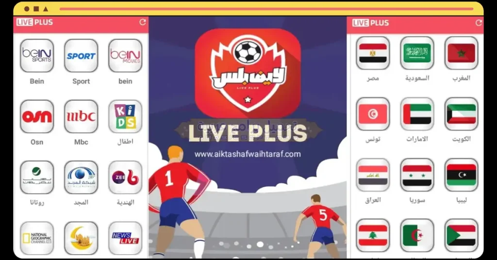 جميع أعلام الفرق مُدرجة في هذه الصورة لبطولة لايف بلس 2021