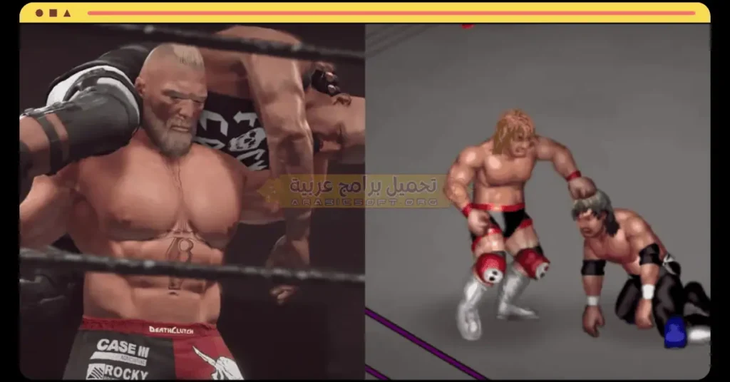 صورة لواجهة برنامج المصارعة 2003