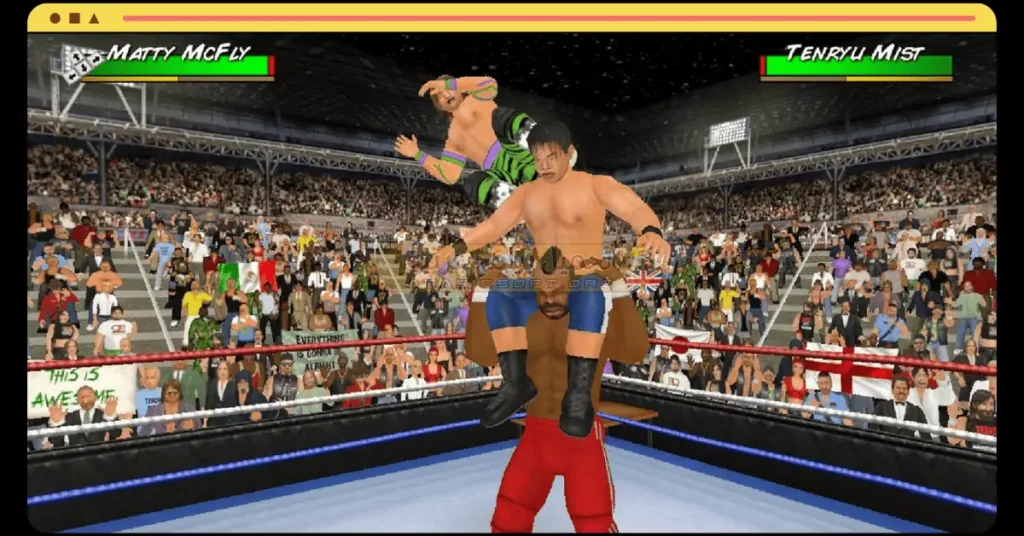 صورة من برنامج المصارعة لعام 2003