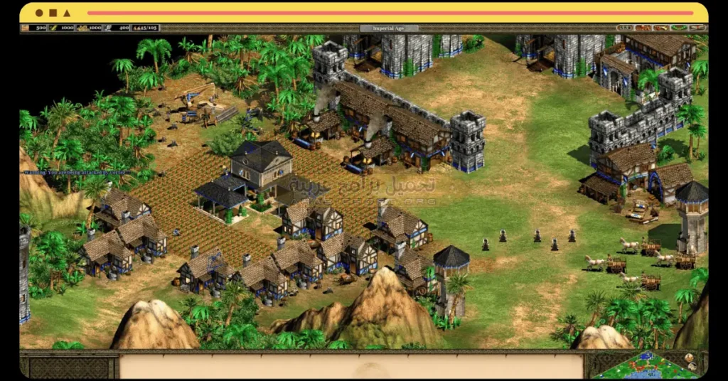 في هذه الصورة يظهر ملجأ الجندي في لعبة Age of Empires 2.