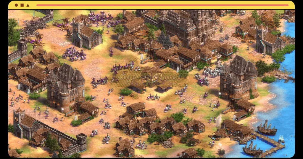 في هذه الصورة التي توضح نظرية الألعاب في لعبة Age of Empires 2.