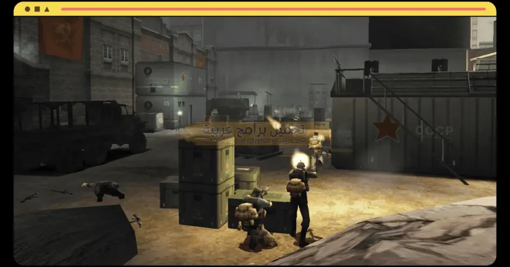 في هذه الصورة، يكمل الجنود المهمة الأخيرة للمقاتلين من أجل الحرية