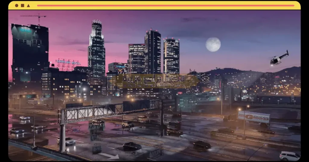 هذه الصورة تُظهر منطقة مدينة واشنطن في لعبة GTA 7.
