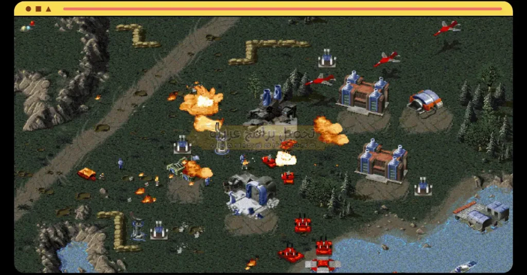 في هذه الصورة التي تُظهر فريق التحكم يوري في لعبة ريد أليرت 1.